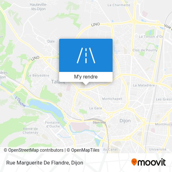 Rue Marguerite De Flandre plan