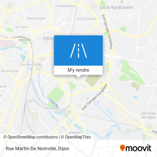 Rue Martin De Noinville plan