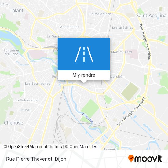 Rue Pierre Thevenot plan
