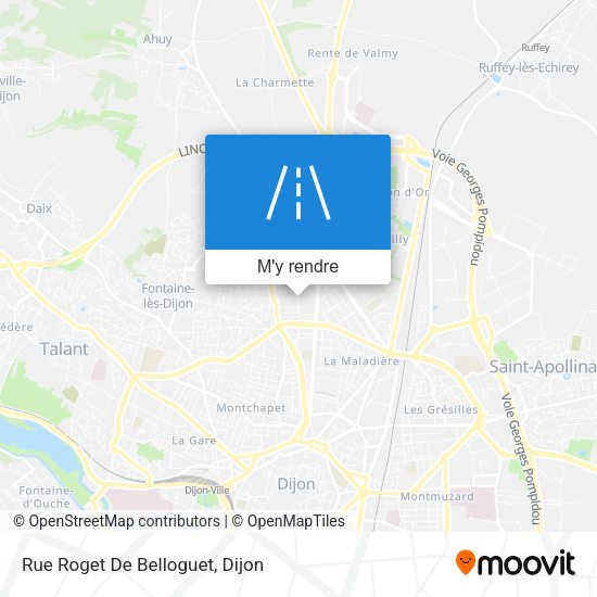 Rue Roget De Belloguet plan