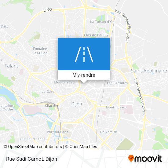 Rue Sadi Carnot plan