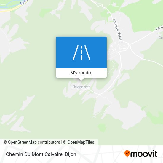 Chemin Du Mont Calvaire plan