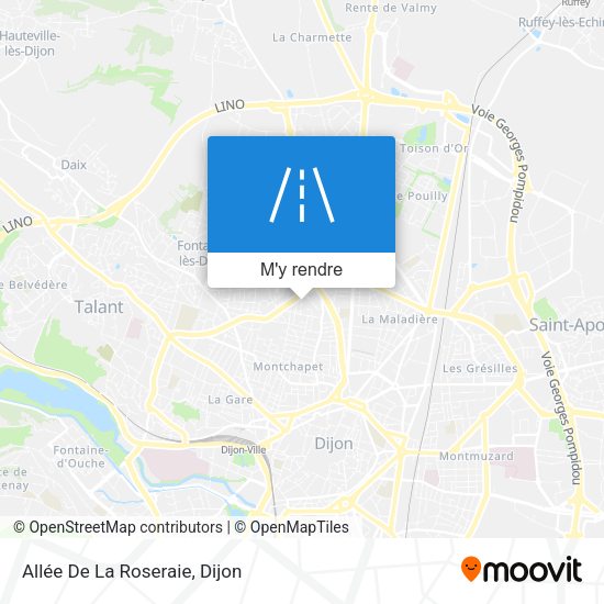Allée De La Roseraie plan