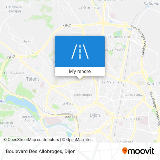Boulevard Des Allobroges plan