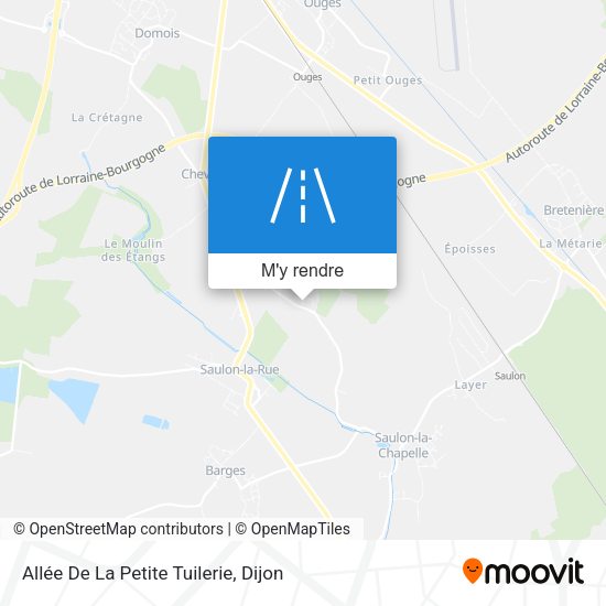 Allée De La Petite Tuilerie plan