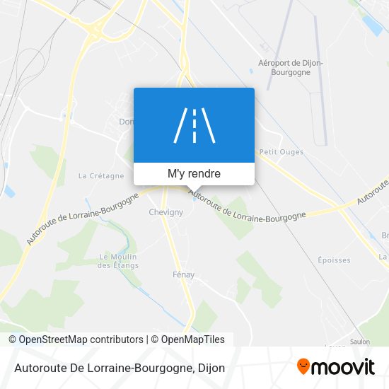 Autoroute De Lorraine-Bourgogne plan