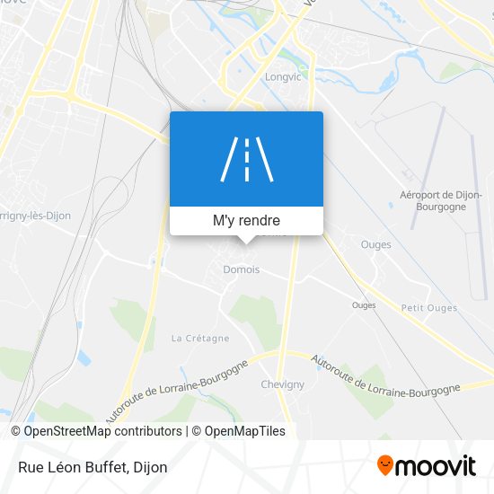 Rue Léon Buffet plan