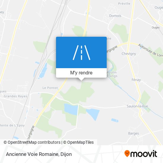 Ancienne Voie Romaine plan