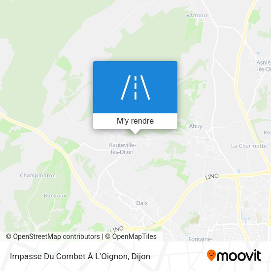 Impasse Du Combet À L'Oignon plan