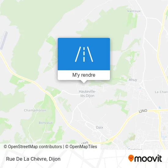 Rue De La Chèvre plan