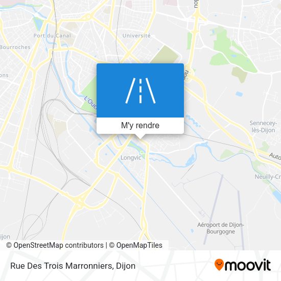 Rue Des Trois Marronniers plan