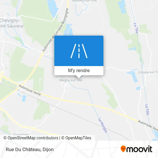 Rue Du Château plan