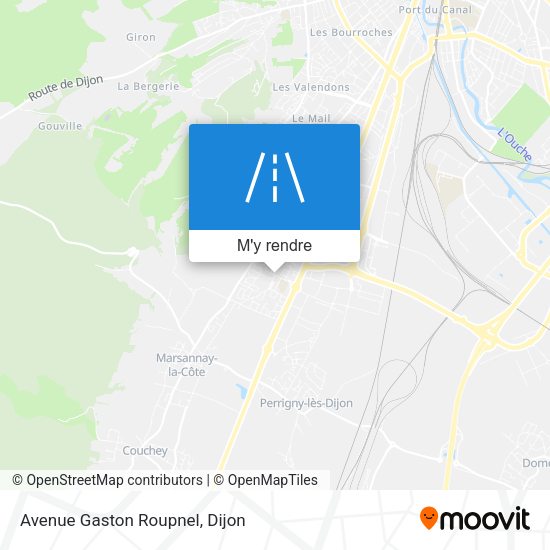 Avenue Gaston Roupnel plan