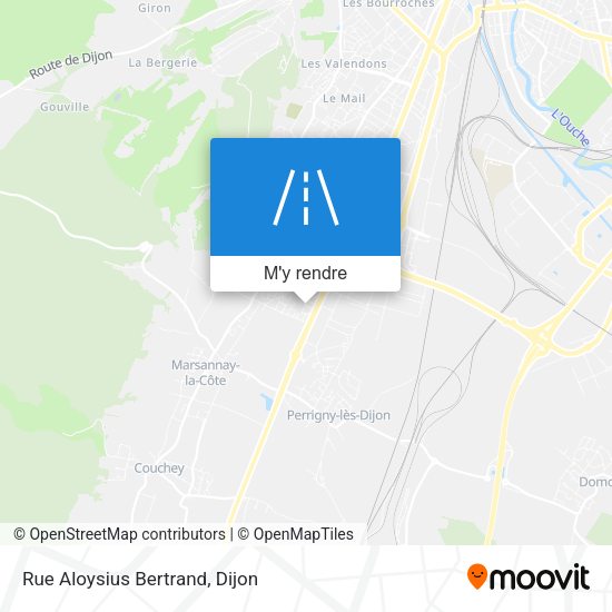 Rue Aloysius Bertrand plan