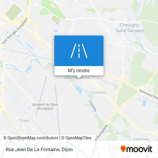 Rue Jean De La Fontaine plan