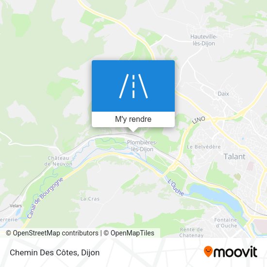 Chemin Des Côtes plan