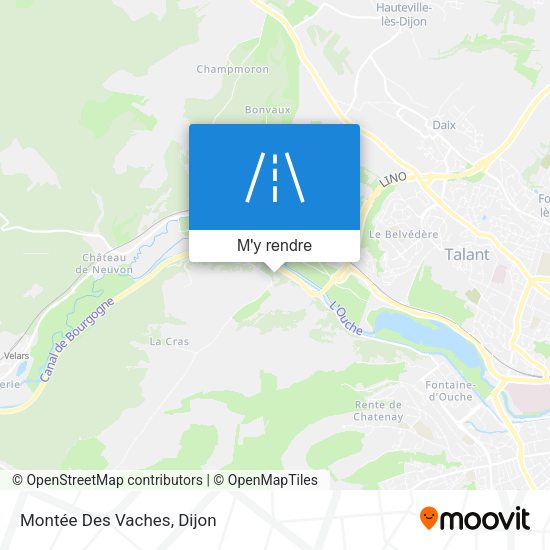 Montée Des Vaches plan