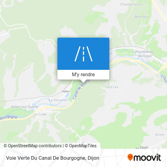 Voie Verte Du Canal De Bourgogne plan