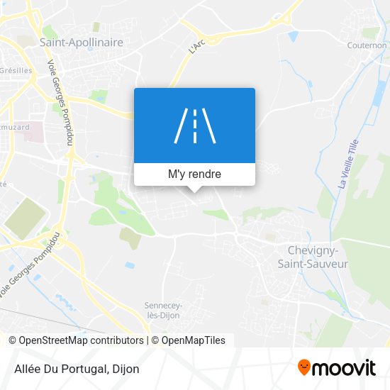 Allée Du Portugal plan
