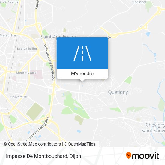 Impasse De Montbouchard plan