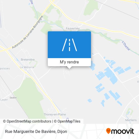 Rue Marguerite De Bavière plan
