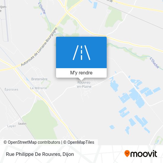 Rue Philippe De Rouvres plan
