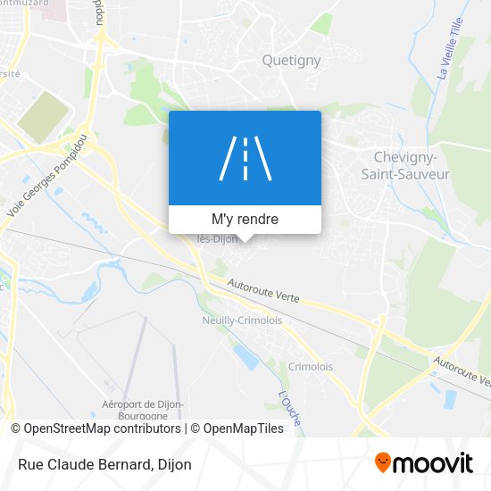 Rue Claude Bernard plan