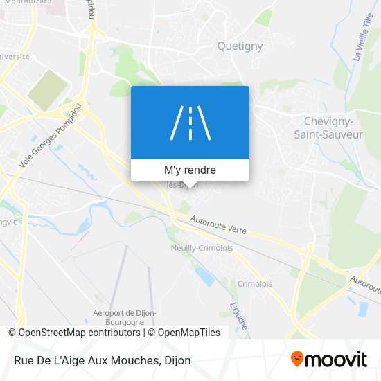 Rue De L'Aige Aux Mouches plan