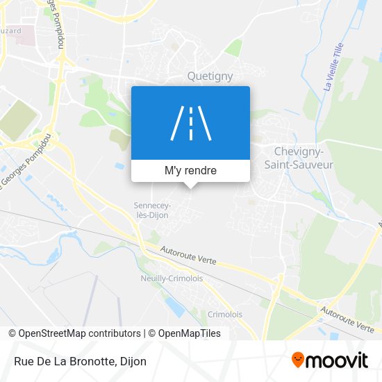 Rue De La Bronotte plan