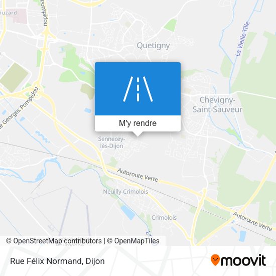 Rue Félix Normand plan