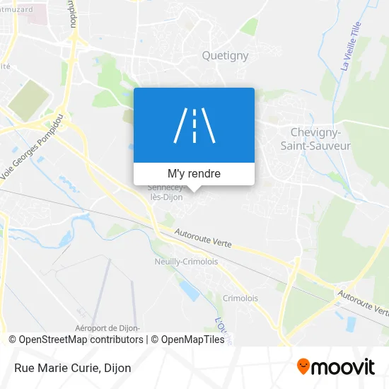 Rue Marie Curie plan