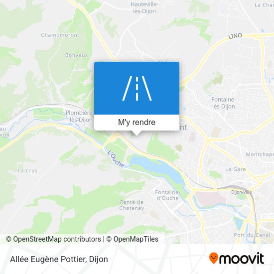 Allée Eugène Pottier plan
