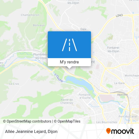 Allée Jeannine Lejard plan