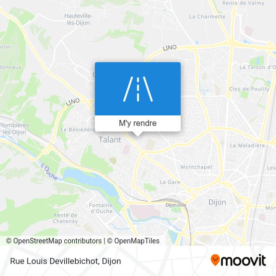 Rue Louis Devillebichot plan