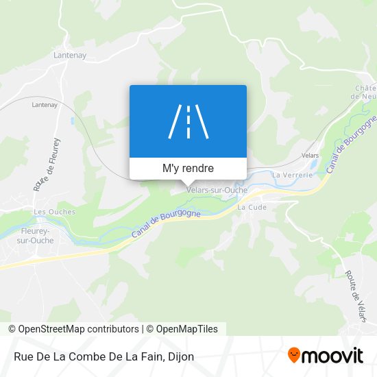 Rue De La Combe De La Fain plan
