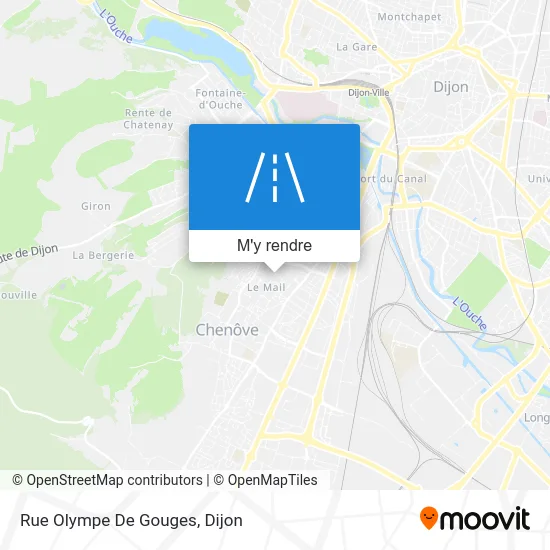 Rue Olympe De Gouges plan