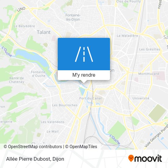 Allée Pierre Dubost plan
