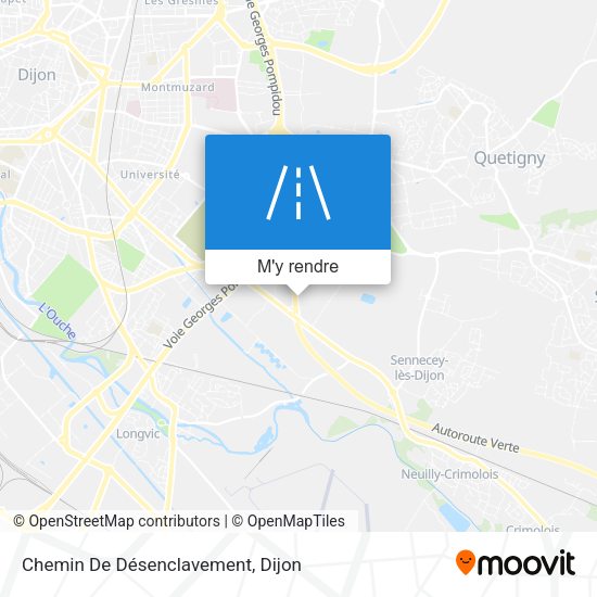 Chemin De Désenclavement plan