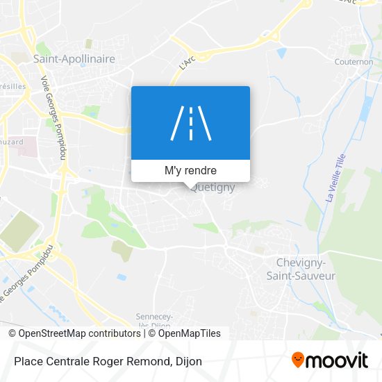 Place Centrale Roger Remond plan