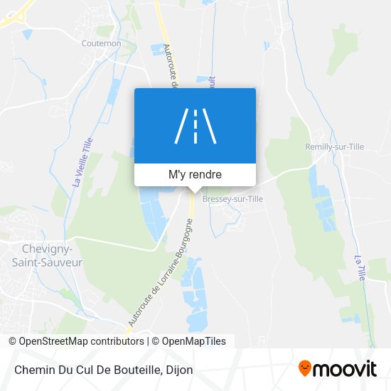 Chemin Du Cul De Bouteille plan