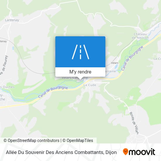 Allée Du Souvenir Des Anciens Combattants plan