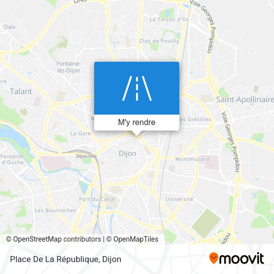 Place De La République plan