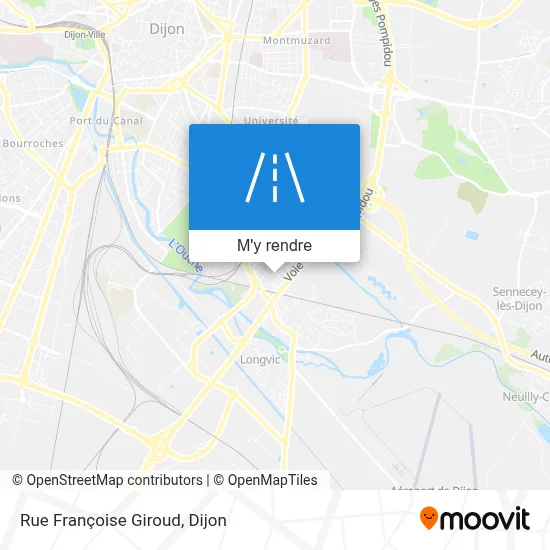 Rue Françoise Giroud plan