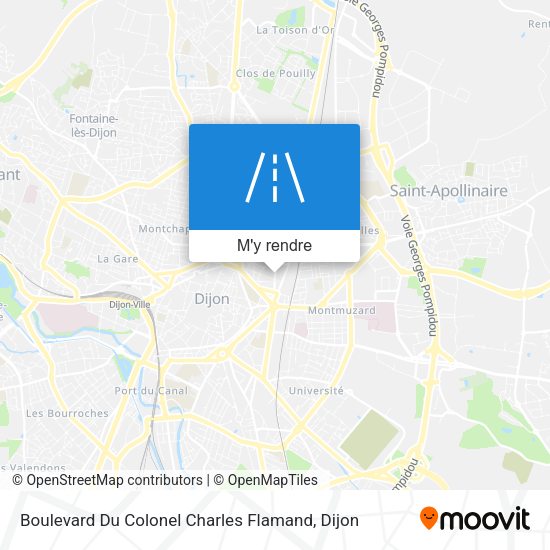 Boulevard Du Colonel Charles Flamand plan