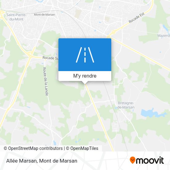 Allée Marsan plan