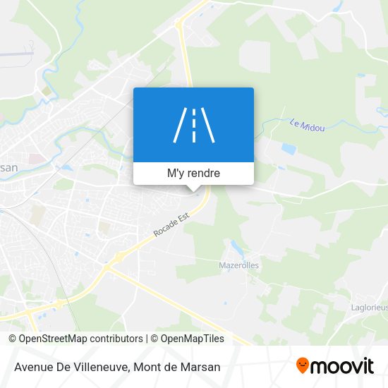 Avenue De Villeneuve plan