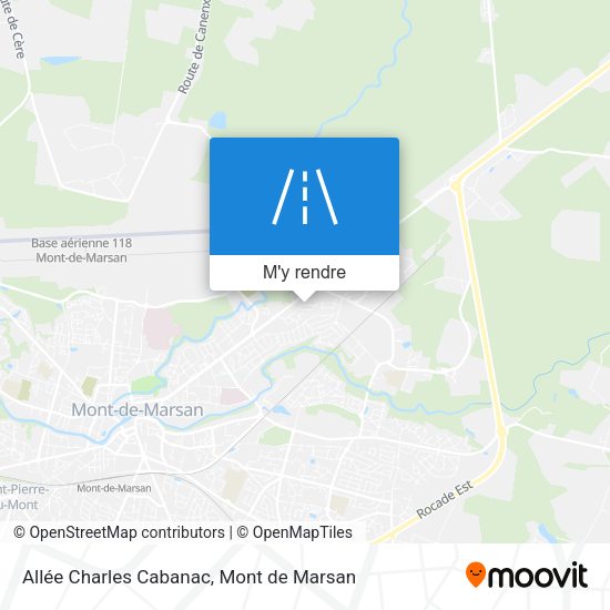 Allée Charles Cabanac plan