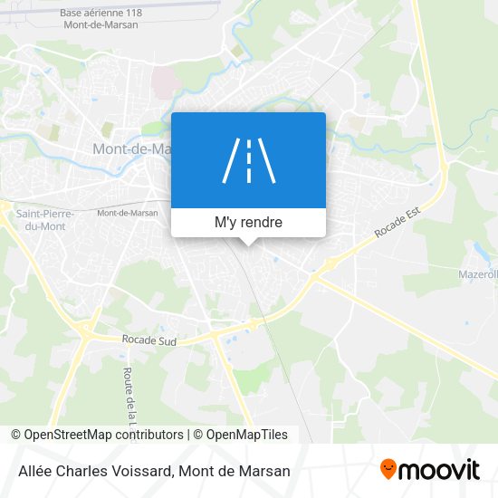 Allée Charles Voissard plan