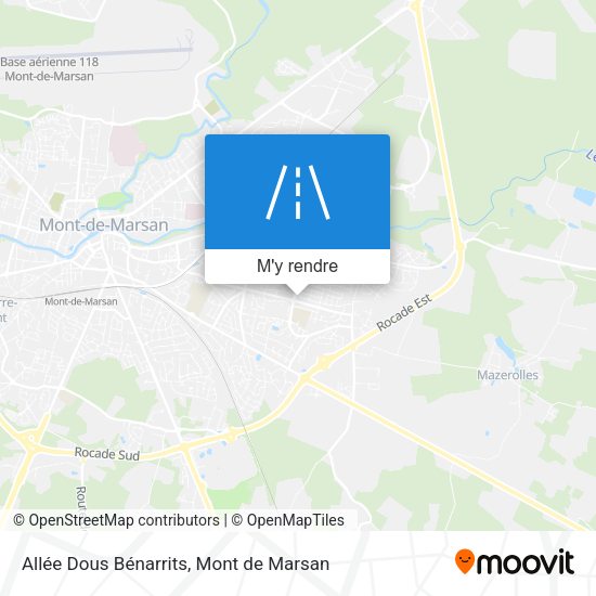 Allée Dous Bénarrits plan