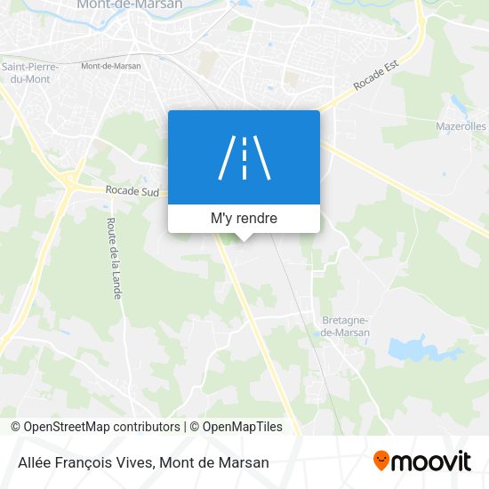 Allée François Vives plan